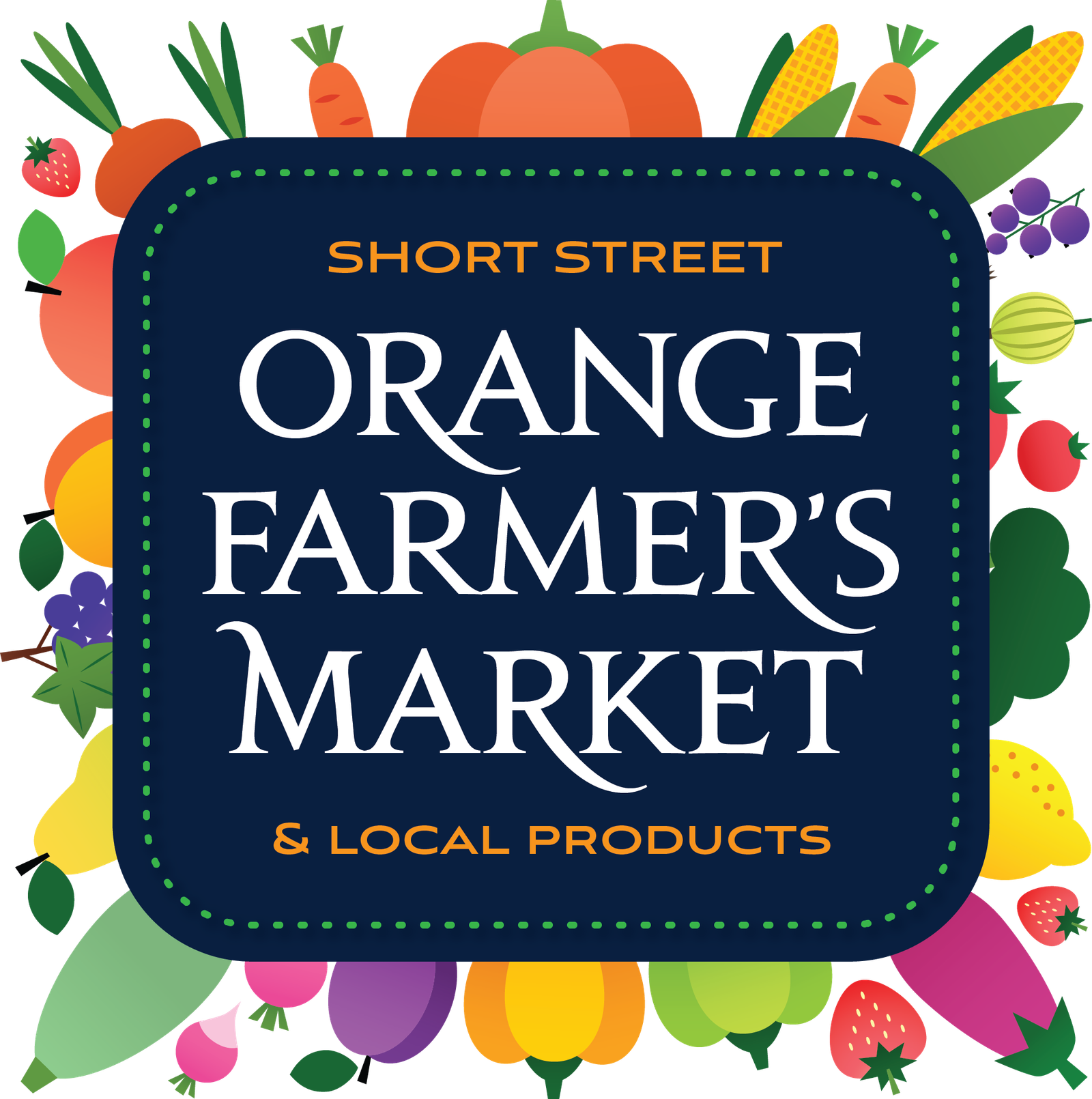 Orange Farmer's Market Logo 2024